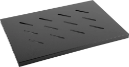 Hylder til 19" racks 1U, 450 mm, sort