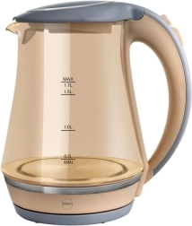 ELDOM C470 elkedel 1,7 l i glas med belysning