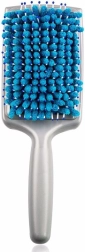 Børste til hår med mikrofiber - blå