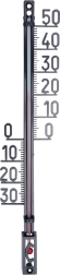 Vilde udendørs og indendørs termometer, sort, 27 cm