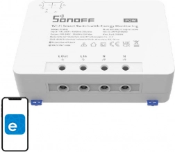Sonoff Wi-Fi smart switch med energimåling