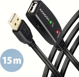 Aktivt USB 2.0 forlængerkabel AXAGON ADR-215 15 m