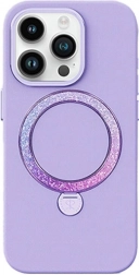 Joyroom Dancing Circle etui til iPhone 14 Pro lilla