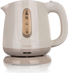 Elkedel Bethy 1 l hvid–mokka