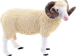 Plastfigur af vædder 9 cm