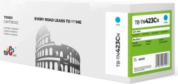 Cyan patron til BROTHER TN423C, erstatning TB-TN423CN