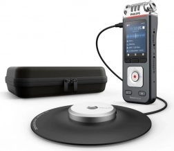 digital diktafon Philips VoiceTracer DVT8115, 8 GB, 360° optagelse
