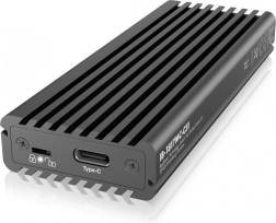 Eksternt aluminiumskabinet til M.2 NVMe og SATA SSD med USB‑C 10 Gb/s – ICY BOX