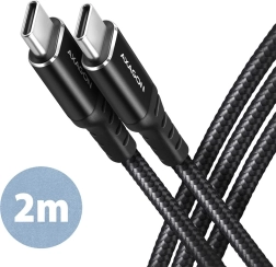 Premium USB-C til USB-C 2.0-kabel, 2 m, PD 60W, 3A