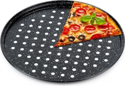 Perforeret granit pizzaform 28 cm