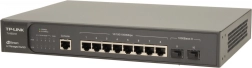 Switch TP-Link TL-SG3210 med 8 RJ45-porte og 2 SFP-slots