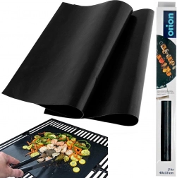 Teflon bage- og grillmåtte sort 40 × 33 cm, 2 stk.