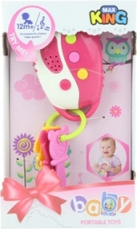 Rosa nøgler med batteri til børn