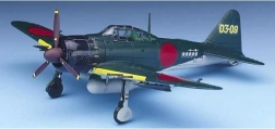 Model af jagerflyet Mitsubishi A6M5c Zero i skala 1:72
