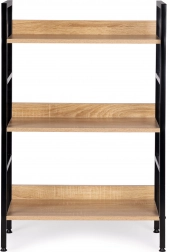 Hylder i MDF med metalramme i loftstil, 3 niveauer ModernHome