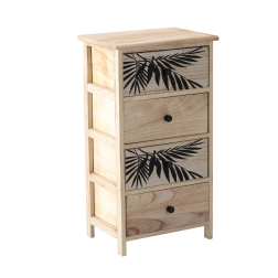 Kommode ZOFIA med 4 skuffer 40 × 29 × 73 cm