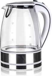 Elkedel BLAZE 1,7 l i glas med LED-belysning