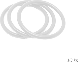 Gardinkroge i UH (polyethylen) 3,4 cm, 10 stk.