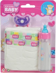 NBB sæt: flaske, sut og ble til dukker