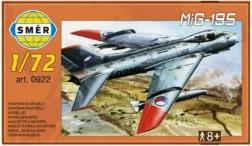 Model af fly MIG-19S 12,5 × 18 cm i æske