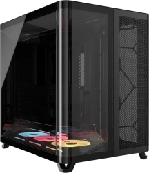Mellemtårn-computerkabinet AIR 5400 LX-R LINK sort