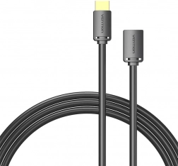 HDMI 2.0 forlænger-kabel han til HDMI 2.0 hun Vention AHCBH 2 m, 4K 60Hz (sort)
