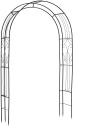 Havepergola i metal 145 × 38 × 240 cm