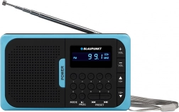 Lommeradio BLAUPUNKT PR5BL med FM, USB og microSD