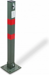 Sammenklappelig parkeringspæl med lås 65 cm