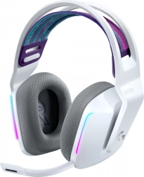 Trådløse gaming-headset RGB G733 Lightspeed hvid