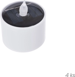 Dekorative solcelledrevne LED-lys UH, sæt med 4 stk.