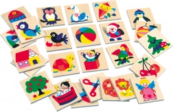 Bino træbilledmærker til børnehaver