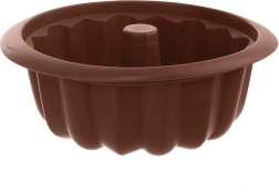 Silikoneform til bundt-kage med skorsten 26 cm brun SILLINIE