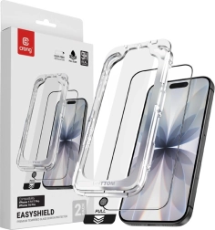 Hærdet glas EasyShield 2‑Pack til iPhone 17 / iPhone 17 Pro / iPhone 16 Pro (2 stk)