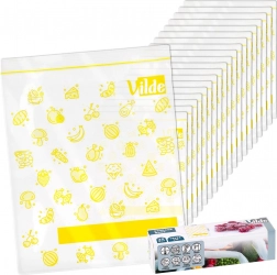 Lynlåsposer til madvarer 18 × 23 cm, 20 stk.