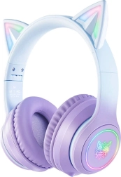 ONIKUMA gaming-headset (blå/lilla)
