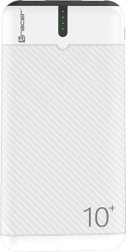 Powerbank Tracer EnerGo 10000 mAh hvid/sort