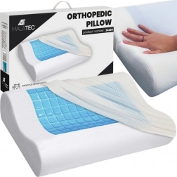 Stor ergonomisk pude med kølegel