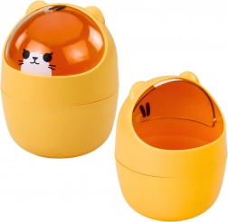 Mini skraldespand til bord orange