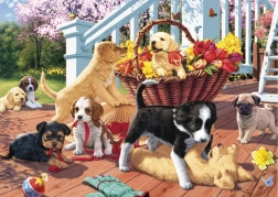 Puslespil Hvalpe 1000 brikker DINO