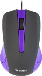 Kablet USB-mus med gummioverflade