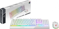 Gaming-sæt Vigor GK30 hvidt tastatur og mus