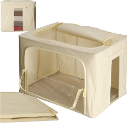 Tekstilorganizer til skab med stel 100 l