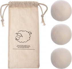 Uldtørrekugler til tørretumbler 7 cm, 3 stk.