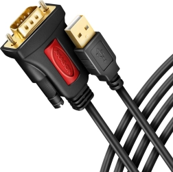 USB 2.0 til RS-232 adapter 1,5 m kabel med Prolific chip