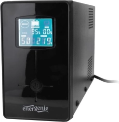 Line-interaktiv UPS-nødstrømsforsyning 850 VA med LCD, USB og 2× IEC – Energenie
