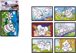 Magisk vandmaling – sæt med billede og pensel