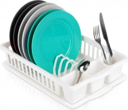 Hvid opvaskestativ 39,5 × 26 × 8,5 cm