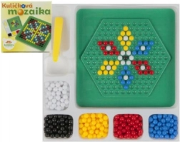 Mosaik med kugler og pincet, lille, 250 stk.