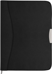 Eksklusiv dokumentmappe sort mat